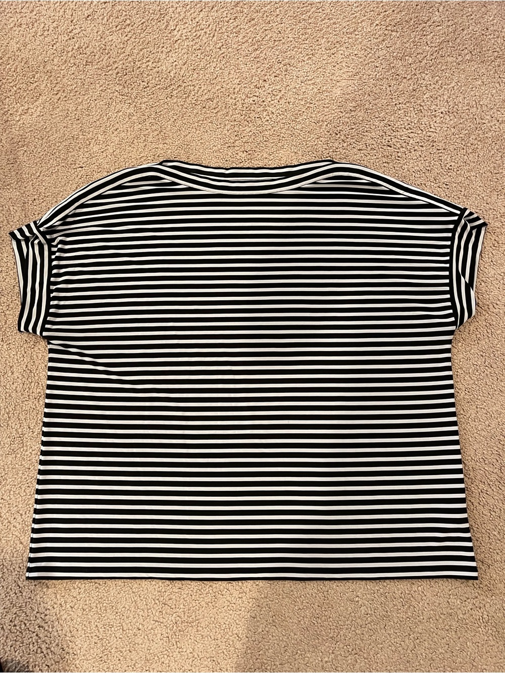 LAUREN RALPH LAUREN Classic Boho Striped Boatneck Top